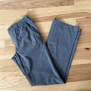 REI Co-op Northway Pants - Women's Size 2 Gray Stretch Hiking Cinch Legs